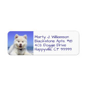 De Etiketten van het Adres van de Terugkeer van he (Voorkant)