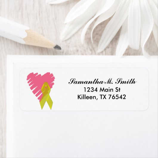 De Etiketten van het Adres van de Terugkeer van he (Insitu)