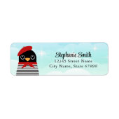 De Etiketten van het Adres van de Terugkeer van Pe (Voorkant)