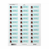 De Etiketten van het Adres van de Terugkeer van Pe (Full Sheet)