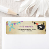 De Etiketten van het Adres van de terugkeer van pi (Insitu)