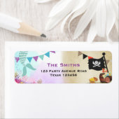 De Etiketten van het Adres van de terugkeer van pi (Insitu)