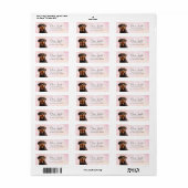 De Etiketten van het Adres van de Terugkeer van Ro (Full Sheet)