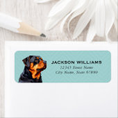 De Etiketten van het Adres van de Terugkeer van Ro (Insitu)