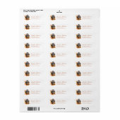 De Etiketten van het Adres van de Terugkeer van Ro (Full Sheet)