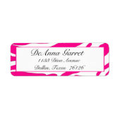 De Etiketten van het Adres van de terugkeer Wilde  (Voorkant)