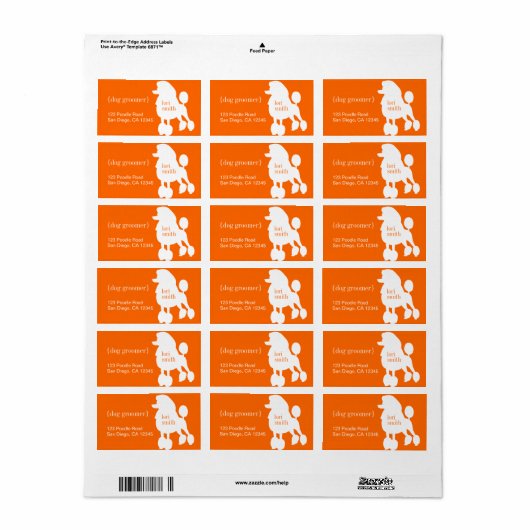 De Etiketten van het Adres van de Wederzijdse (Full Sheet)