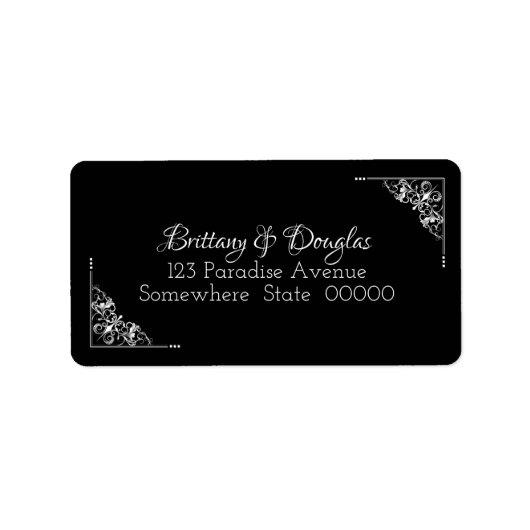 De etiketten van het het Adres van de Terugkeer va (Voorkant)