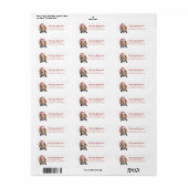 De etiketten van het het Adres van de Terugkeer va (Full Sheet)