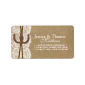 De etiketten van het Kraft-, Lace- en Hoefijzer-Co (Voorkant)