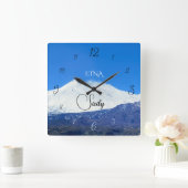 De Etna, Sicilië Vierkante Klok (Huis)