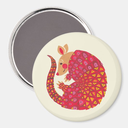 De etnische Armadillo Magneet (Voorkant / Achterkant)