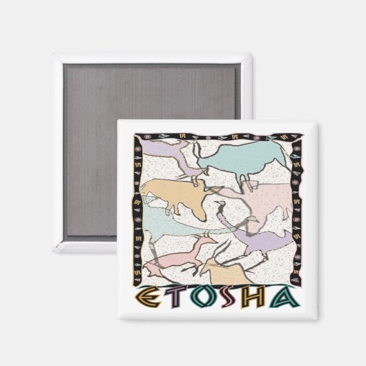 De Etosha magneet (Voorkant / Achterkant)