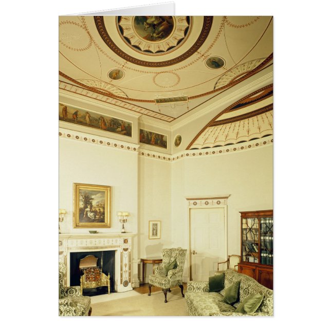 De Etruscan Room, ontworpen door Robert Adam (Voorkant)