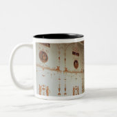 De Etruscan-ruimte Tweekleurige Koffiemok (Links)