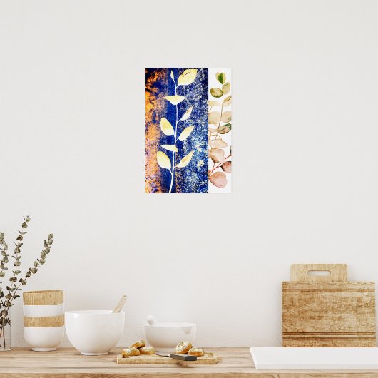 DE EUCALYPTUS-ELEGANCE POSTER (Keuken)