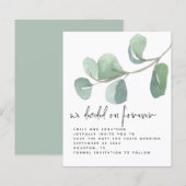 De Eucalyptus van de begroting besloot op altijd s (Voorkant / Achterkant)