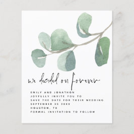 De Eucalyptus van de begroting besloot op altijd s