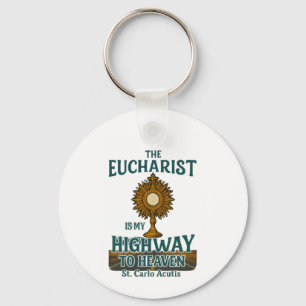 De Eucharistie is mijn weg naar de hemel Sleutelhanger