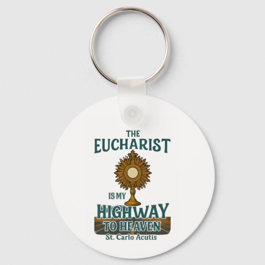 De Eucharistie is mijn weg naar de hemel Sleutelhanger (Voorkant)