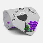 De Eucharistisch Kerst & de Communautaire Gastheer Stropdas (Opgerold)