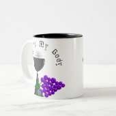 De Eucharistisch Kerst & de Communautaire Gastheer Tweekleurige Koffiemok (Voorkant links)