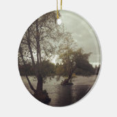 De Eugene-rivier, OR Keramisch Ornament (Links)