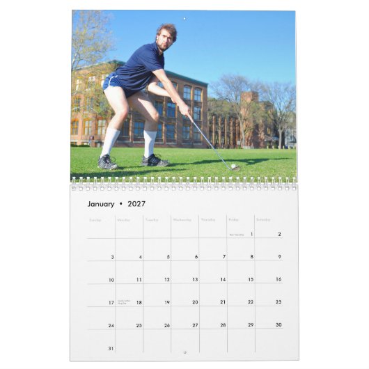 De Euphoria van Golf Kalender (Jan 2027)