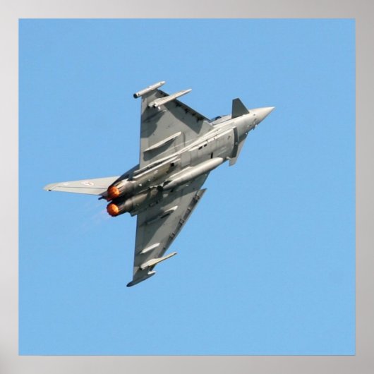 De Eurofighter Typhoon 24 x 24 inch Poster (Voorkant)