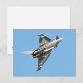De Eurofighter Typhoon Briefkaart (Voorkant / Achterkant)