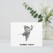 De Eurofighter Typhoon Briefkaart (Staand voorkant)