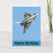 De Eurofighter Typhoon Happy Birthday Kaart (Voorkant)