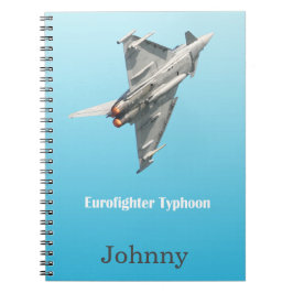 De Eurofighter Typhoon op maat Notitieboek