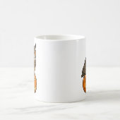 De Europees-Aziatische Eagle Uil van Halloween Koffiemok (Center)