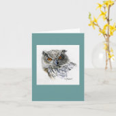 De "Europees-Aziatische Uil van Eagle " Kaart (Gele Bloem)