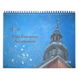 De Europese Architectuur van schilderijen Kalender