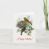De Europese groenvinder, Happy Birthday Kaart (Voorkant)