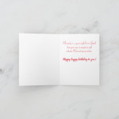 De Europese groenvinder, Happy Birthday Kaart (Binnen)