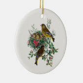 De Europese groenvink, boom Keramisch Ornament (Rechts)