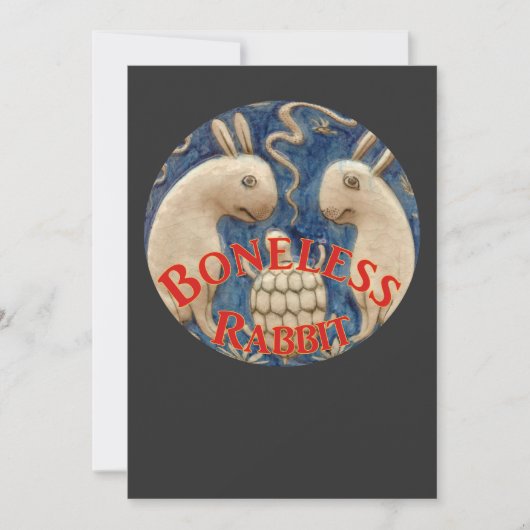 De Europese Reizen van het Konijn Zonder Botten Kaart (Voorkant)