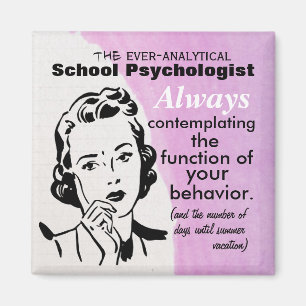 De Ever-Analytical School Psycholoog Magnet