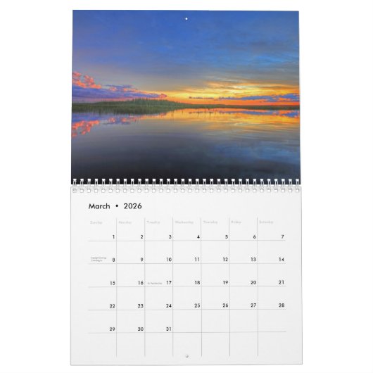 De Everglades Kalender (Mar 2026)