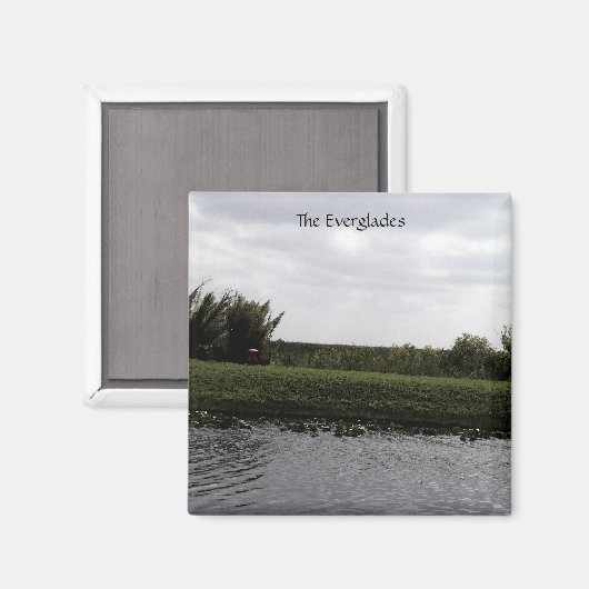 De Everglades Waterverf Magneet (Voorkant / Achterkant)