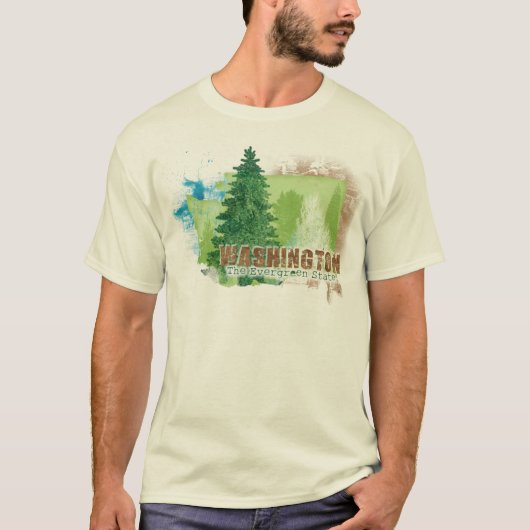 De Evergreen-staat T-shirt (Voorkant)