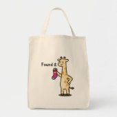 De "Everything Finder" Giraffe Canvas Tas (Voorkant)