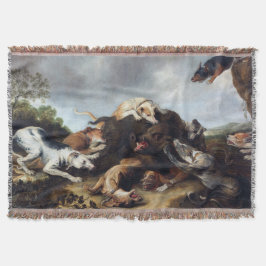 De Everzwijnjacht Frans Snyders circa 1650 Deken