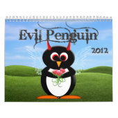 De EVIL PENGUIN™ Cartoon CALENDAR 2012 Kalender (Hoes)