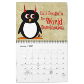 De EVIL PENGUIN™ Cartoon CALENDAR 2016 Kalender (Jan 2027)