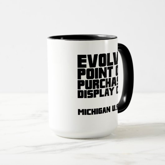 De evoluerende Mok (Voorkant rechts)