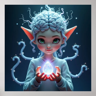 De evolutie van AI Intelligence Poster